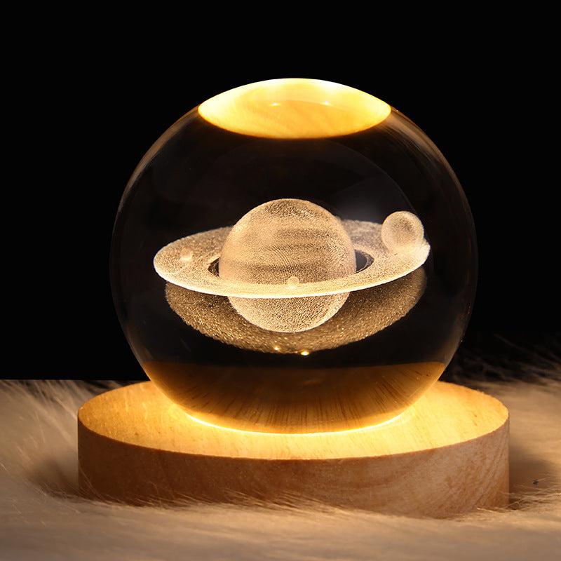 LED 3D Table Night Crystal Ball