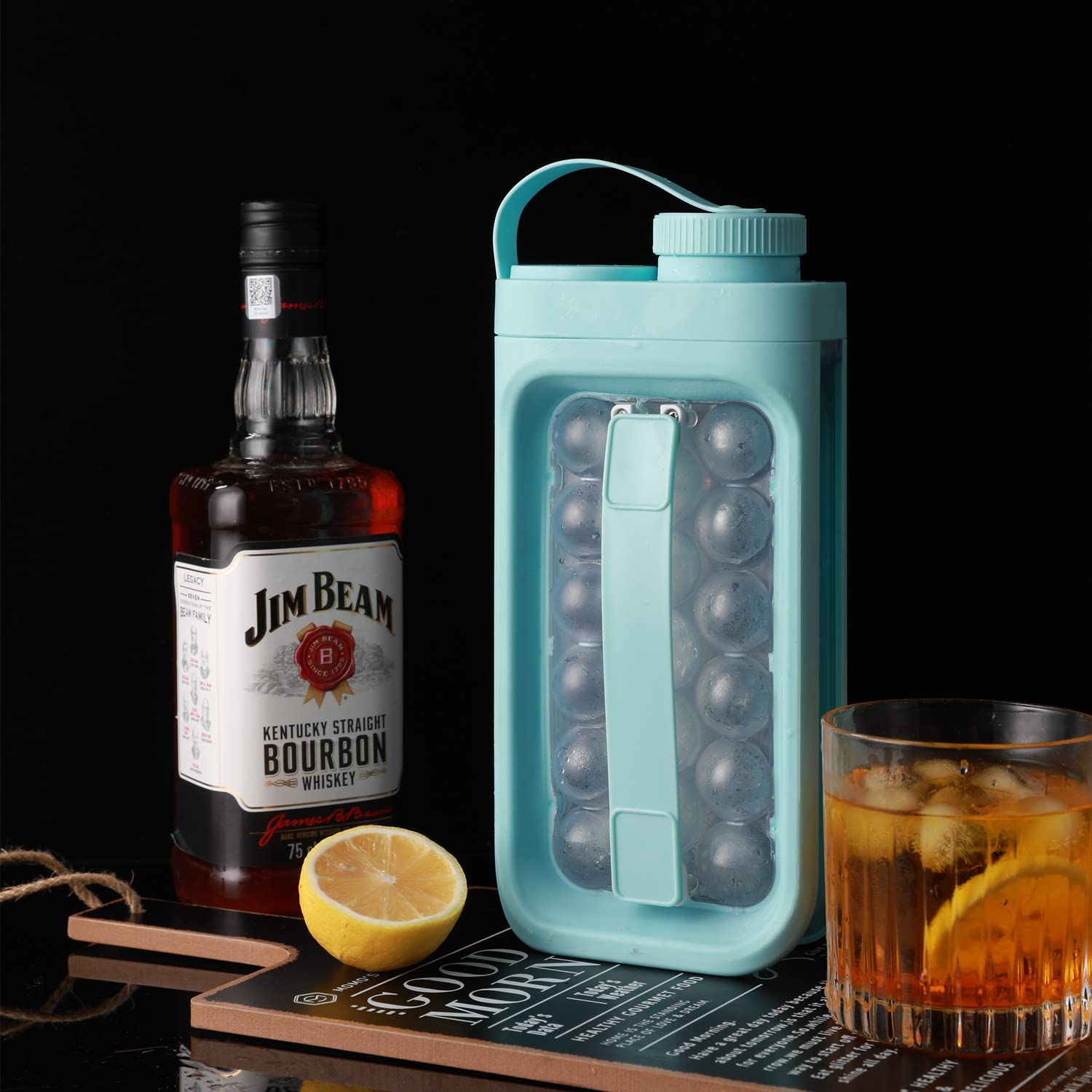 2-in-1 Ice Ball Maker Bottle