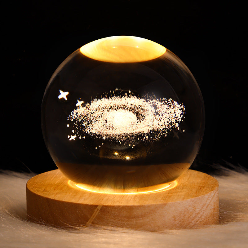 LED 3D Table Night Crystal Ball